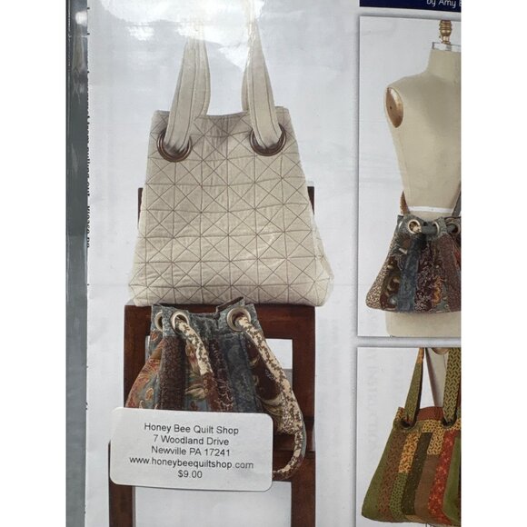 Indygo Junction Grids & Grommets Bag Sewing Pattern IJ805 - Picture 3 of 5